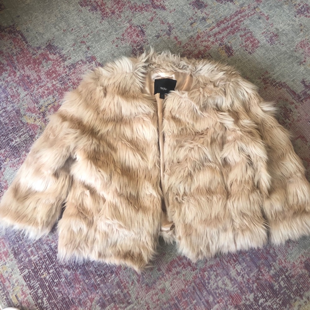 Faux fur jacket